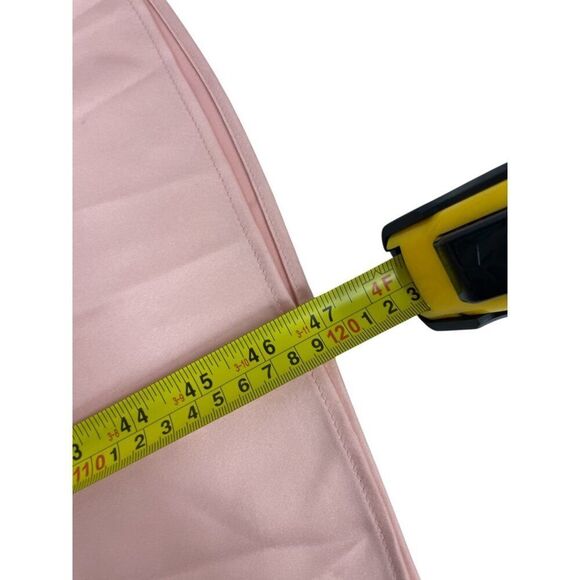 Zara Womens Midi Dress Pink Satin effect Size M Short Sleeve 2330/399 NWT - Picture 16 of 16